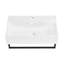 Claire Ceramic Rectangular Wall Mount Bathroom Sink with Overflow-92365461