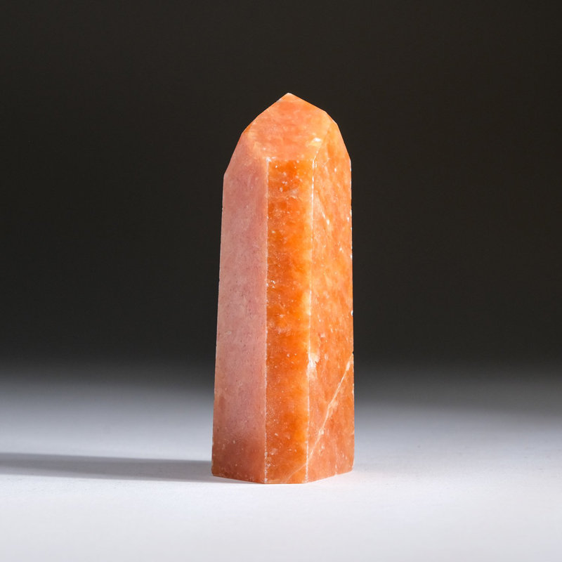 Obélisque de quartz tangerine