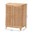 Armoire de rangement en rotin naturel