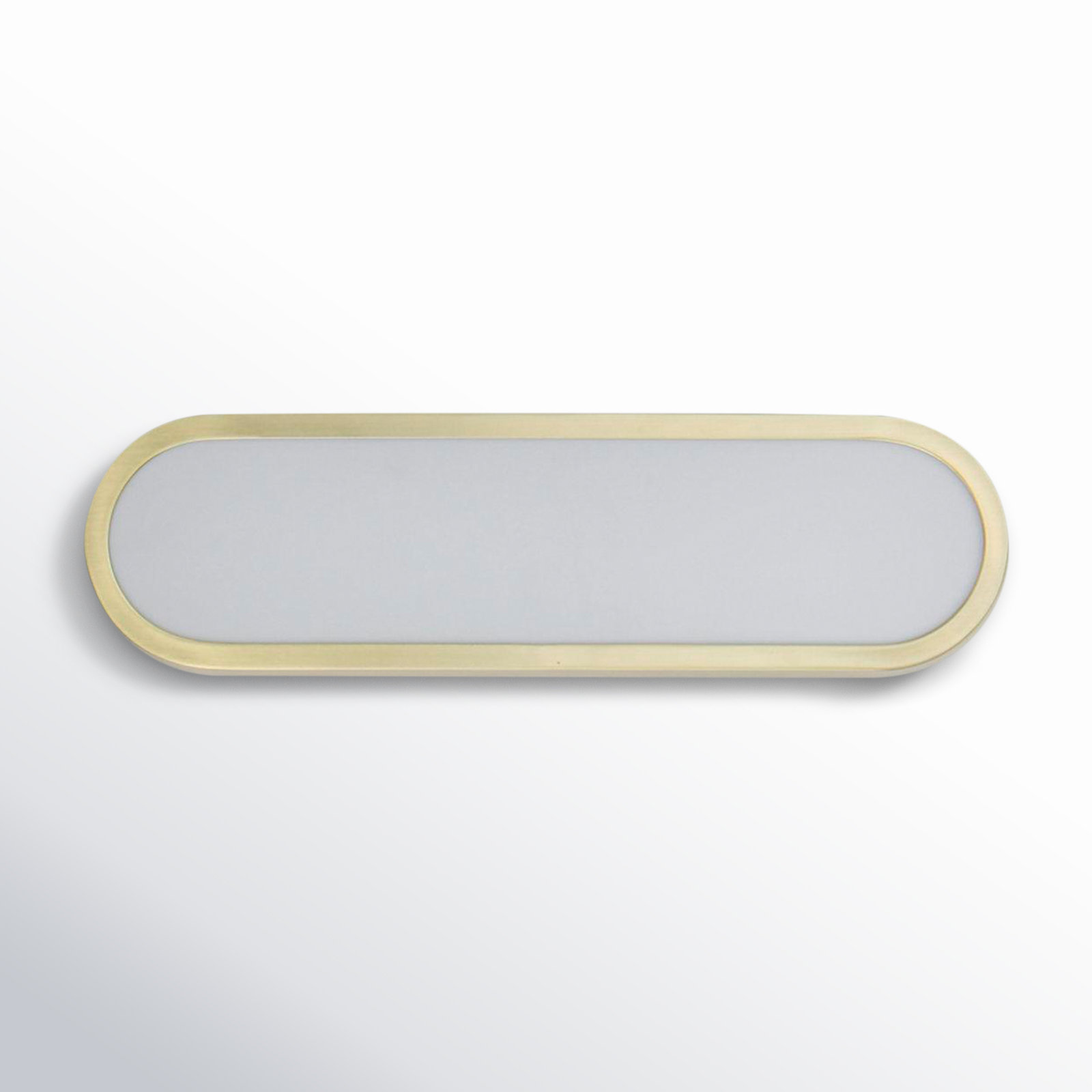 Single Dimmable LED Bath Bar, Gold/White