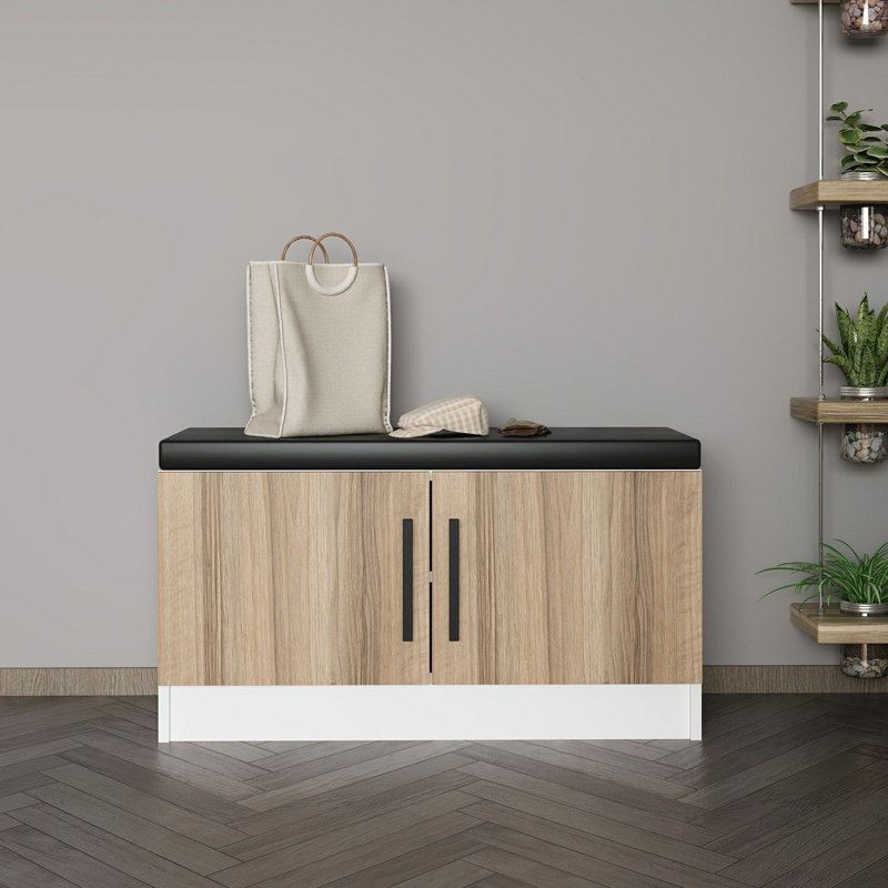 Nichlas 90 cm W Hall Tree, Walnut