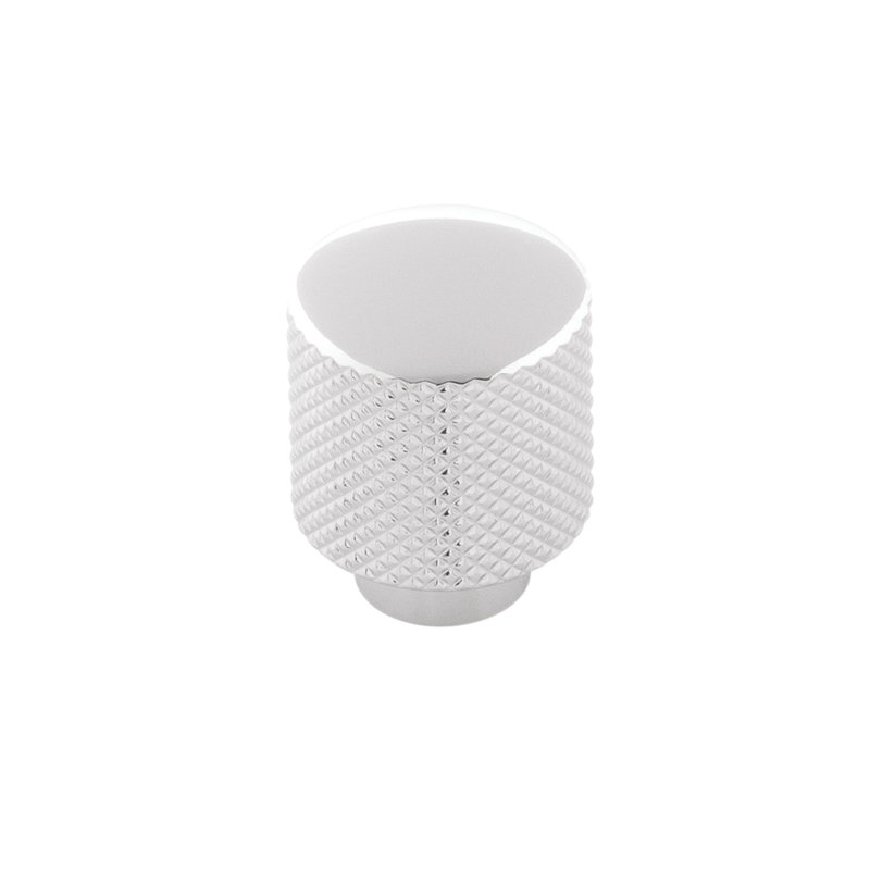 Verge Cylindrical Knob, Chrome
