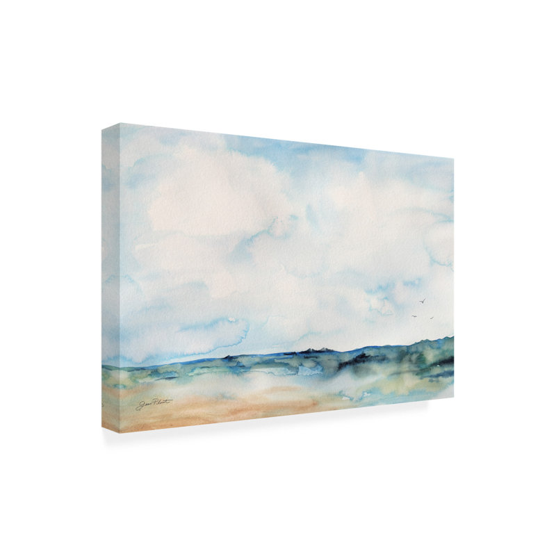 Art sur toile Jean Plout Paradise Beach, H 12 po x l 19 po x P 2 po
