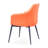 Teegan 19'' H Upholstered Metal Armchair-463156450-438107533