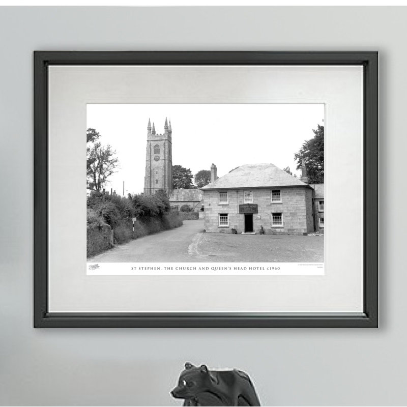 St Stephen, The Church And Queen's Head Hotel C1960 by Francis Frith - Single Picture Frame Print, 28cm H x 36cm W x 2.3cm D