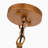 6 - Light Wood Sputnik Sphere Chandelier 26.4 Inch-1222893653