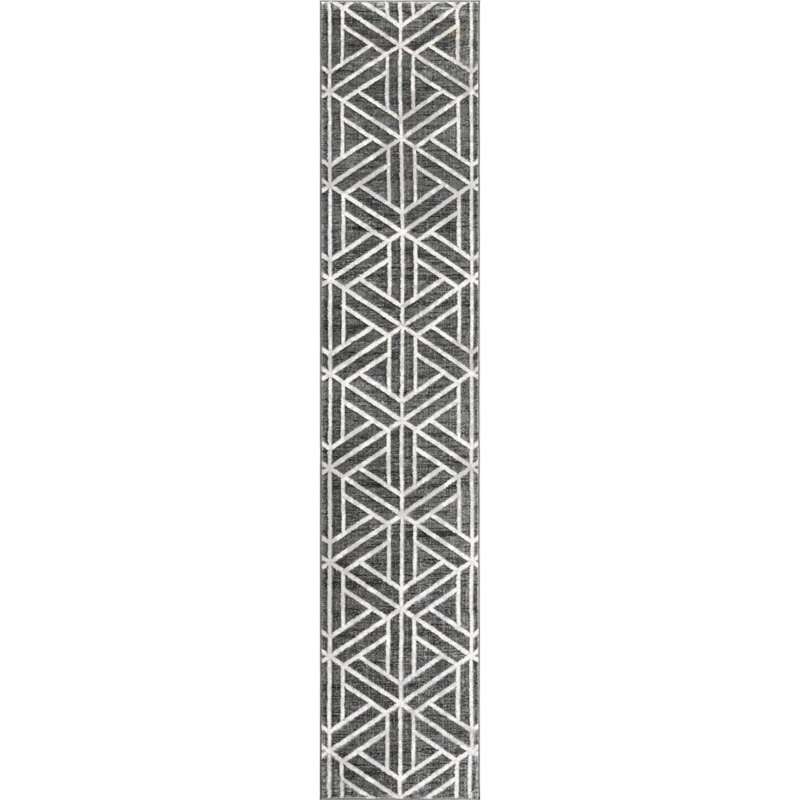 Eshin Geometric Indoor Rug, Runner 2'7" x 13'