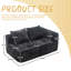 Comfortable Chenille Loveseat Sofa For Relaxation And Style In Any Room-350178283