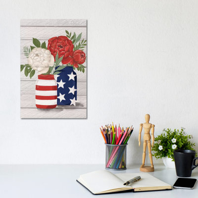 " July 4th On The Farm III " by Loni Harris Painting Print