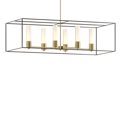 Portico 6 - Light Kitchen Island Linear Pendant