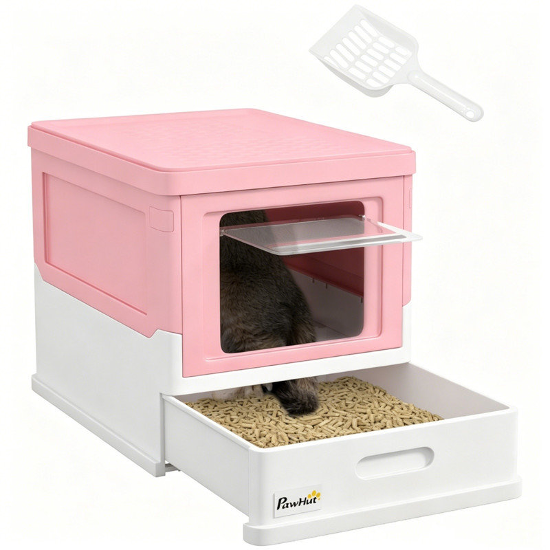 Polypropylene Litter Box, Pink