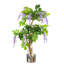 110cm Faux Flowering Tree in Metal Planter-1127337741