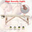 Table de massage pliante portative, canapé-lit, beige