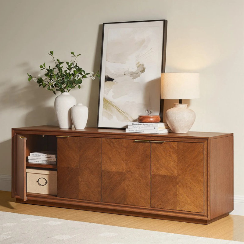Retro simple and light luxury sideboard