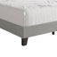 LIT PLEINE PLATE-FORME EN LIN GRIS CLAIR-718021637-718021883