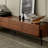 Modern Simple Style Black Walnut TV Stand-107437685