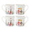 Merry Grinchmas Mugs, Set Of 4