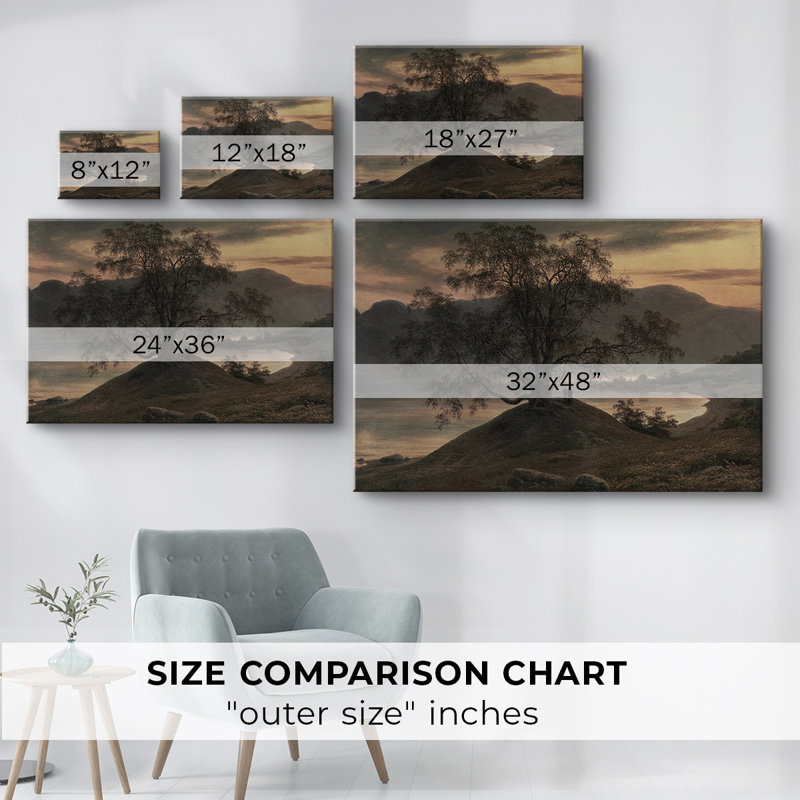 Paysages rétro-CCLVII -Galerie enveloppée Cavas, 24 x 36