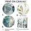 Faycelles - Décoration murale moderne bleue 2 pièces-114716935-114716934-114716936