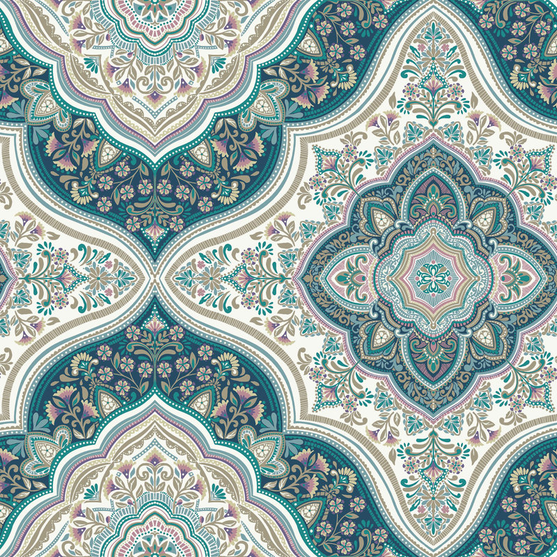 Cavonte 8.23m x 68.58cm Matte Wallpaper Roll, Green