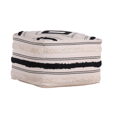 Kenesha 70cm Wide Square Footstool Ottoman