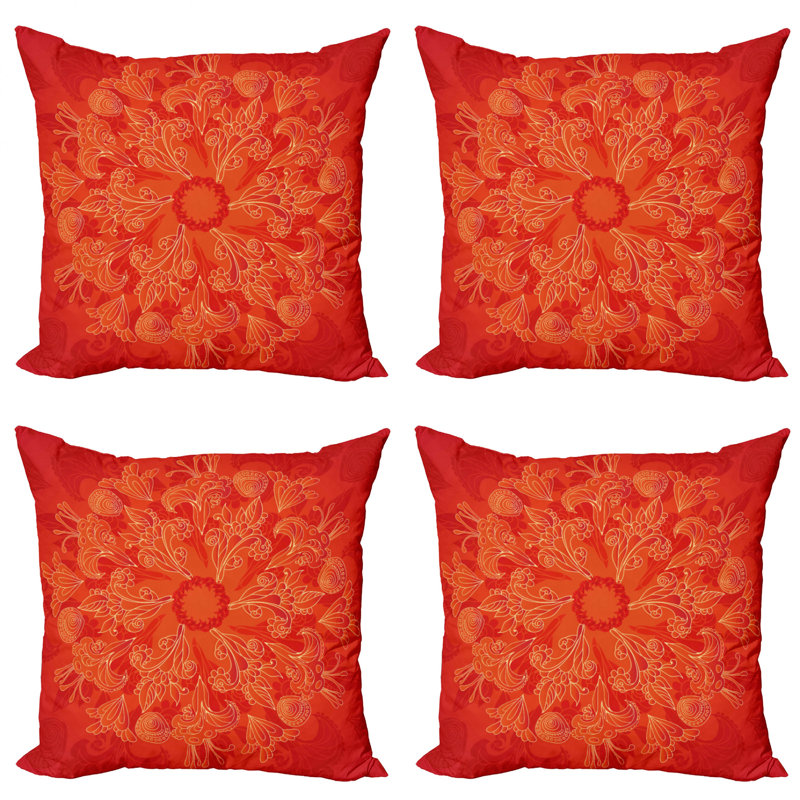 Ambesonne Reversible Pillow Cover, 18" x 18"