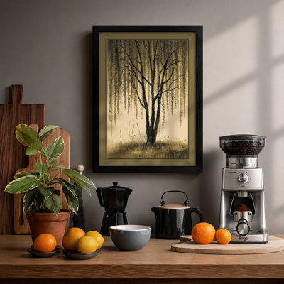 Solitary Tree Minimalist - Framed Print