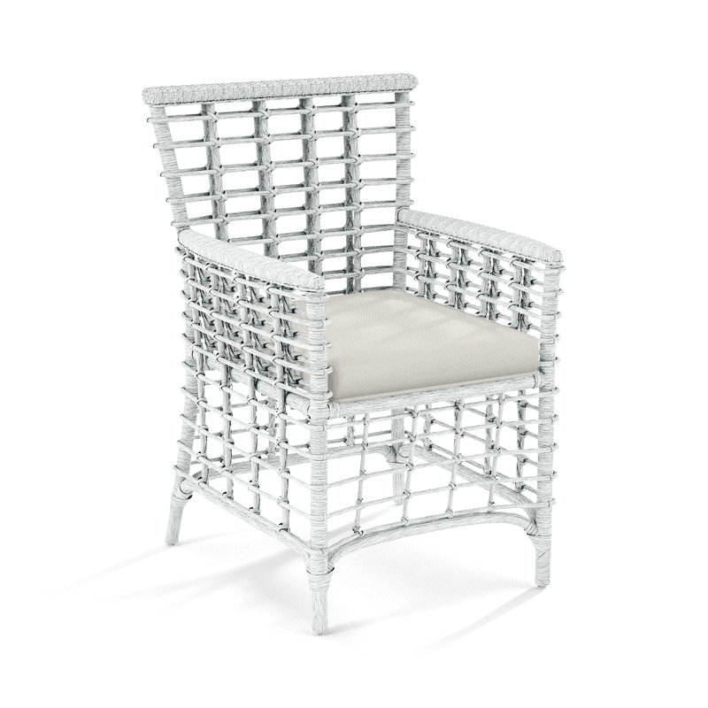 Bridgehampton Arm Chair, Basic Grey, Frost White