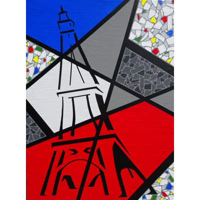 Vive La France! Painting by Eddie Bruckner