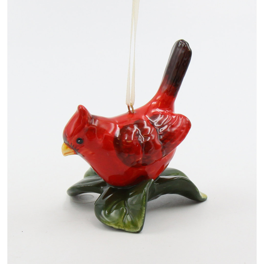 Cardinal Hanging Figurine Ornament The Holiday Aisle®