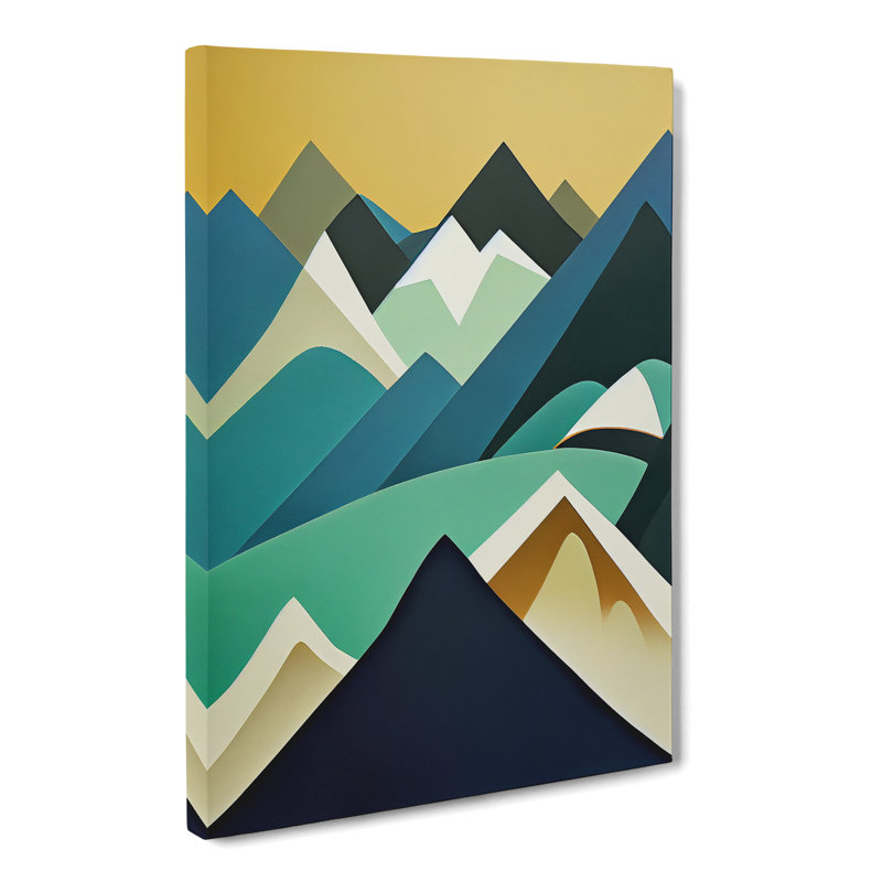 Mountain Abstract Vol.3 - Wrapped Canvas, 60cm H x 40cm W x 3cm D