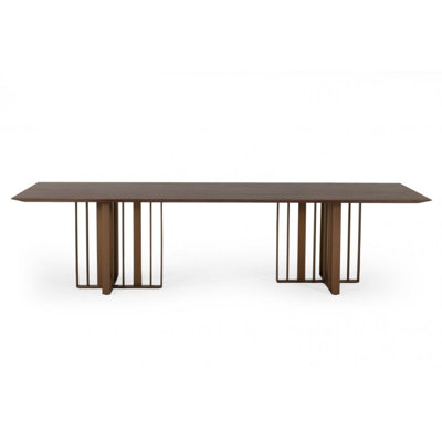 Metal Base Dining Table