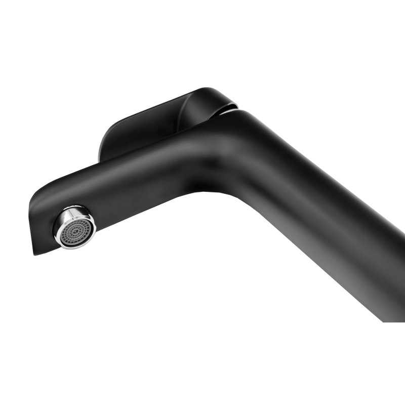 Airlia Mono Basin Mixer, Chrome/Black