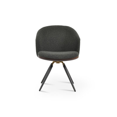 Chaise avec accoudoirs pivotante Athena