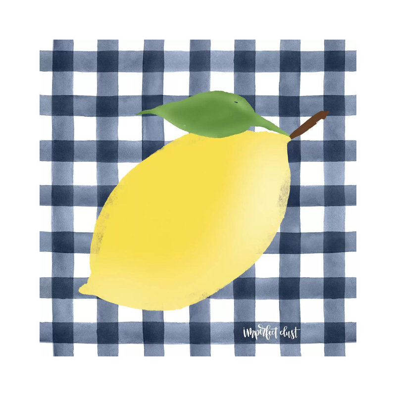 Lemon by Imperfect Dust - Wrapped Canvas Print, 30.48 cm H x 30.48 cm W