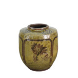 Asian Classic Handmade Pottery Jar