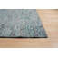 Tapis bleu en soie noué à la main-87377947