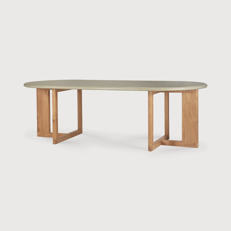 Trestle Outdoor Teak Dining Table