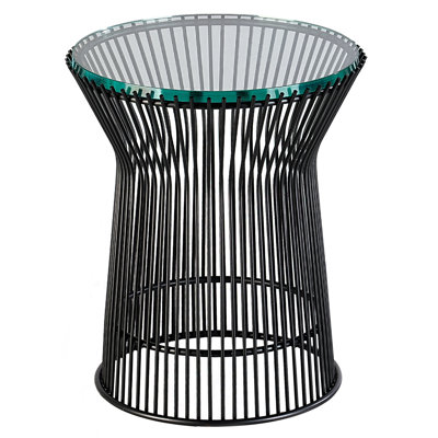 Table d'appoint moderne, table basse ronde en forme de sablier, petite table basse ronde