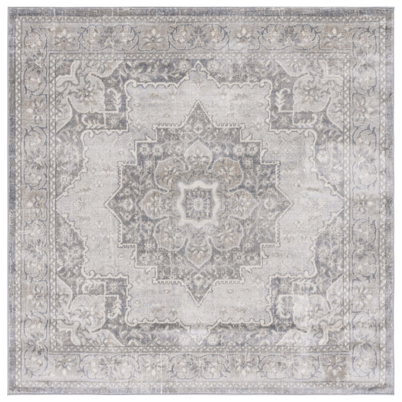 Brentwood Performance Oriental Rug, Square 6'7"