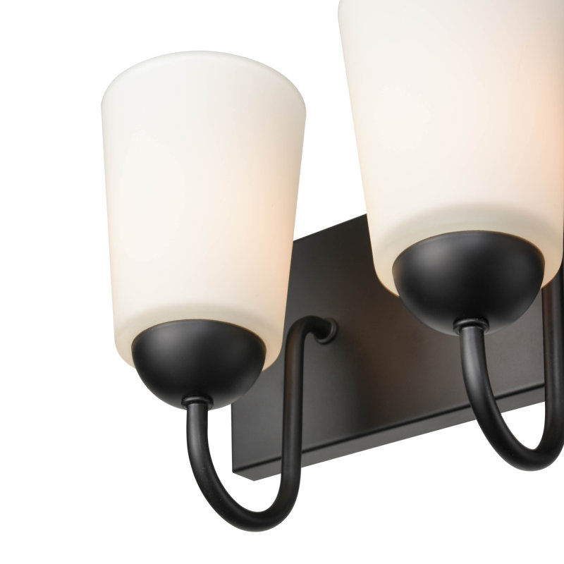 Ardath Dimmable Vanity Light, Matte Black, 4
