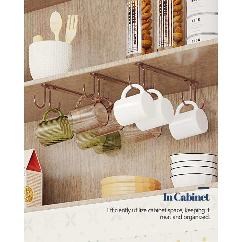 Crochets de rangement Elle, Brun