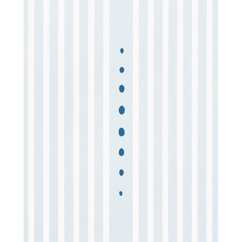 Papier peint Schumacher x David Oliver Opus, Bleu