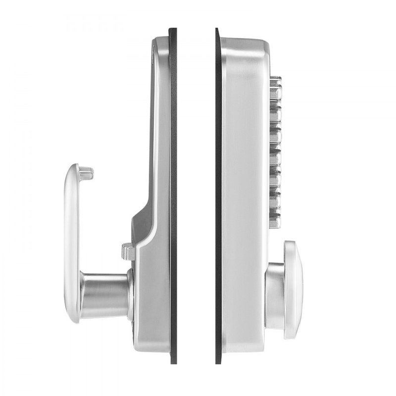 Mechanical Keyless Entry Door Lock 14 Key Mechanical Keypad Door Knob Stainless