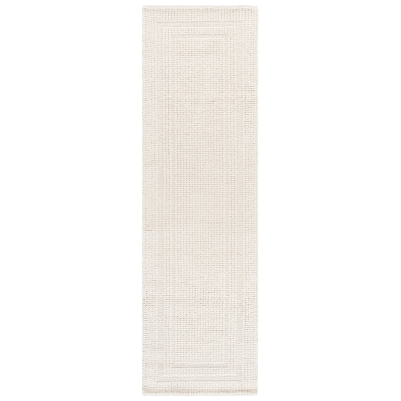 Natura 229 Hand Loomed Wool Geometric Rug, Runner 2'3" x 8'