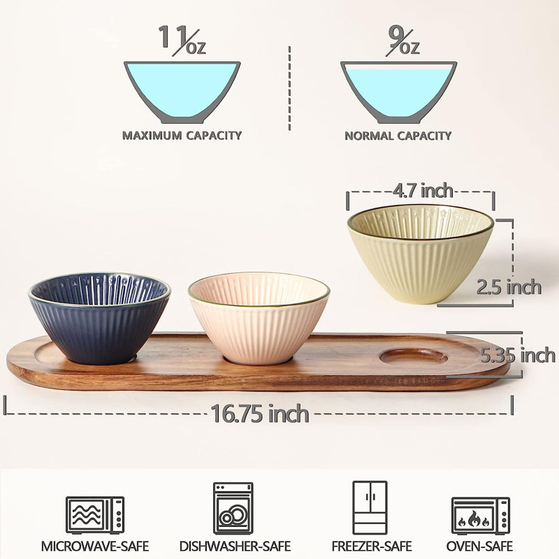 Latitude Run® Ridling Divided Serving Dish