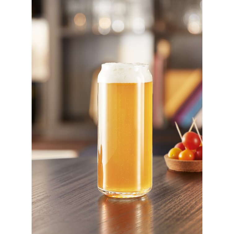 ARC Heavy Duty Beer Pint Glasses 16 oz. Set of 10 - USA Made, Restaurant  Glassware for Beer, Cocktails - Blue 