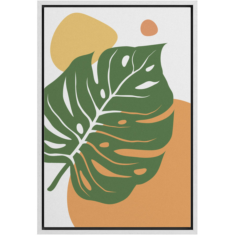 Cadre flottant, impression sur toile, Cadre blanc, H 36 po x l 24 po x P 1,5 po
