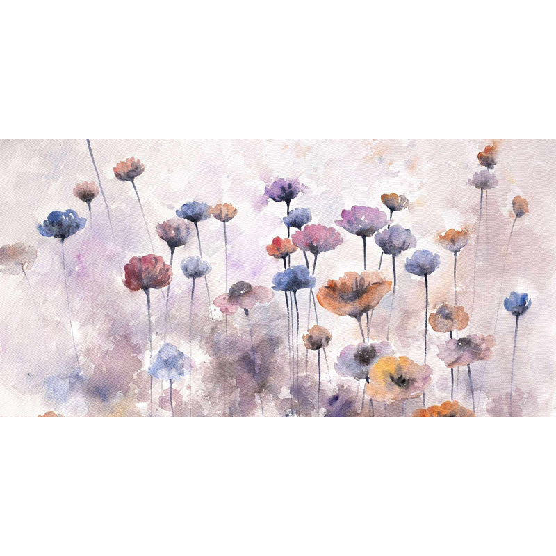 Small wildflowers - 15.75"x31.50" Desk mat