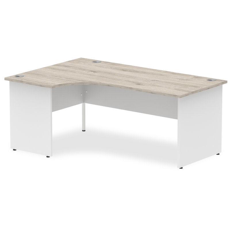 Zetta L-Shaped Executive Desk, 73 x 180 x 80, Left Orientation